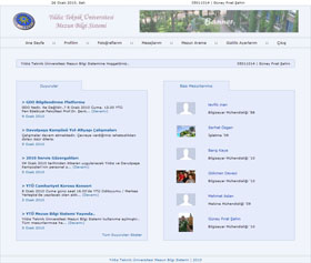 Yıldız Technical University Alumni Portal | University Senior Project